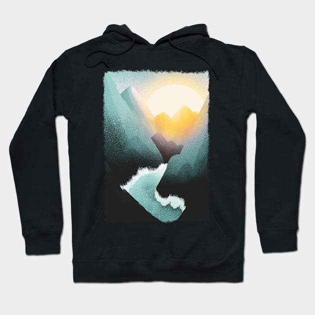 As the river moves Hoodie by Swadeillustrations